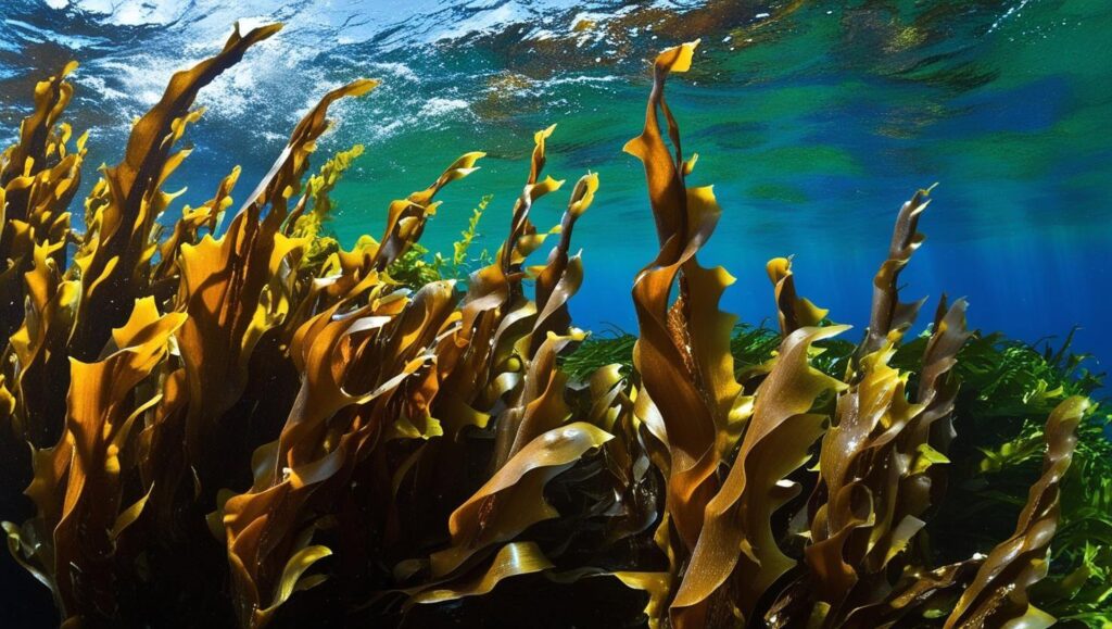 seaweed in water